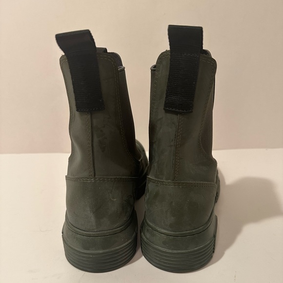 GANNI Green Rubber Rainboots - Size 38 - Picture 4 of 9